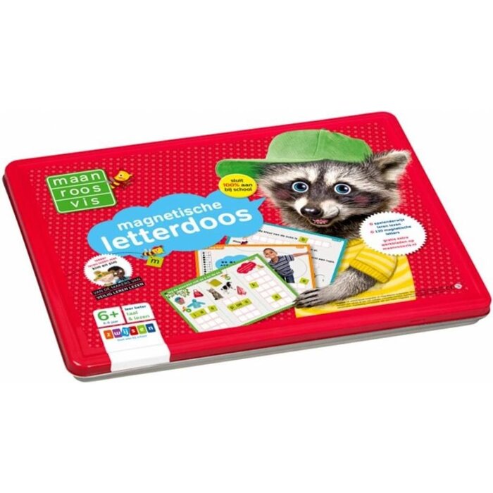 Maan Roos Vis Letterdoos (magnetisch)