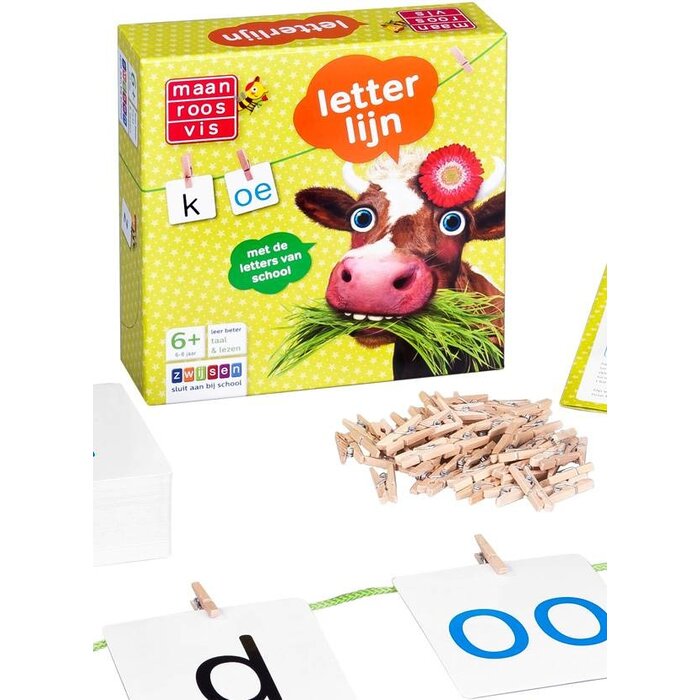 Maan Roos Vis Letterlijn