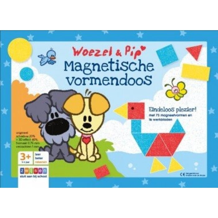 Woezel en Pip (Zwijsen) Vormendoos (magnetisch)