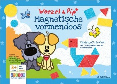 Woezel en Pip (Zwijsen) Vormendoos (magnetisch)