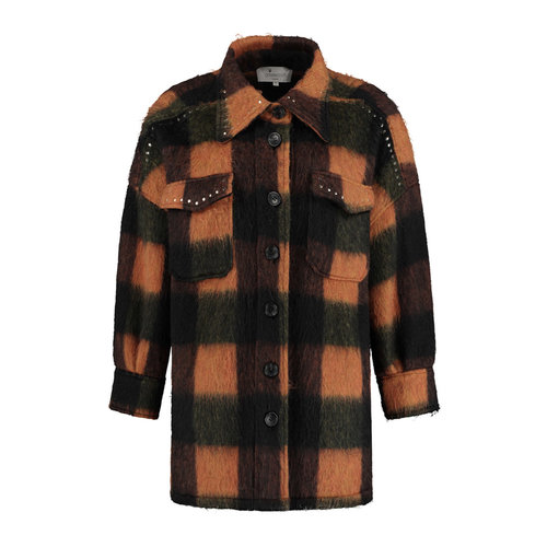 Goosecraft GOOSECRAFT Bibi jacket brandy check Goosecraft GOOSECRAFT Bibi jacket brandy check