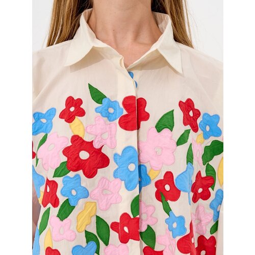 Mii Mii Greta shirt flower