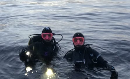 Winter duikcursussen, blijf actief met duiken.