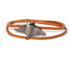 Ossidabile Manta rog met bruine armband Oxidated Ossidabile Manta rog met bruine armband Oxidated