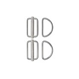 XDEEP Stealth 2.0 Slidable D-Ring Kit (paar) XDEEP Stealth 2.0 Slidable D-Ring Kit (paar)