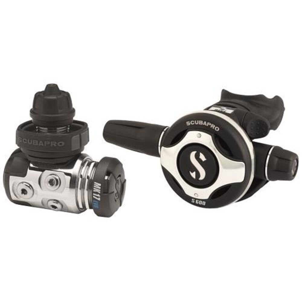 Scubapro MK17 DIN300 EVO met de S600 tweede trap Scubapro MK17 DIN300 EVO met de S600 tweede trap