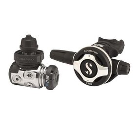 Scubapro MK17 DIN300 EVO met de S600 tweede trap Scubapro MK17 DIN300 EVO met de S600 tweede trap