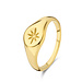 May Sparkle Summer Breeze Rosa goudkleurige ring