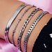 May Sparkle Summer Breeze Lisa silver colored bracelet