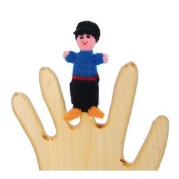 Finger puppet, farmer
