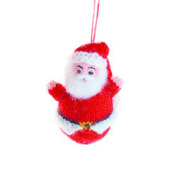 Hand knitted Santa