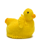 Egg-cosy yellow chick