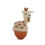 Egg-cosy goat