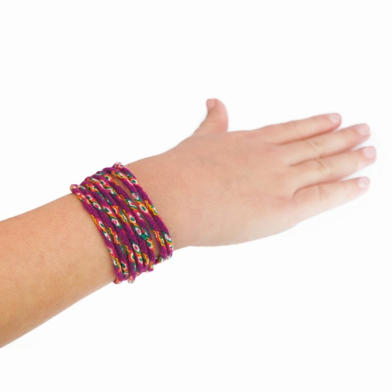 Armband Inca-knoopkoord, multicolour