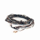 Bracelet Inca-knotted cord, natural