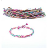 Bracelet of knotted alpaca wool