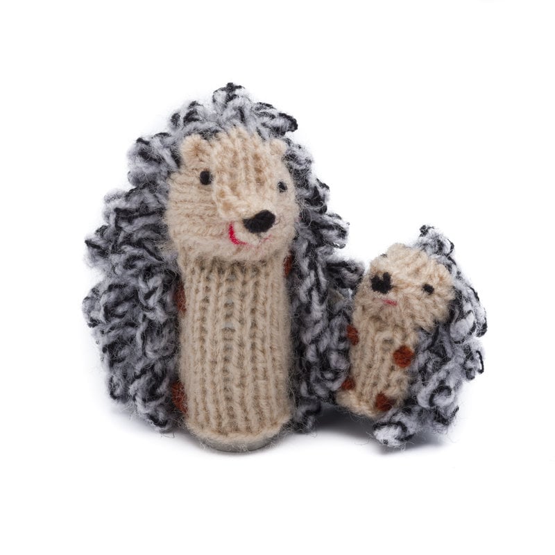Finger puppets, animals with young per model