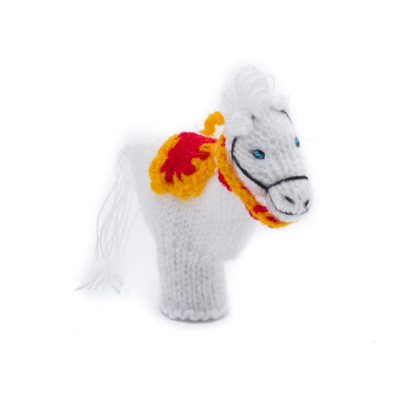 Vingerpop Paard van Sinterklaas