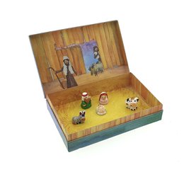 Stories - Christmas, Holy Family 5x, earthenware