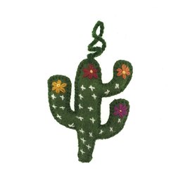 Cactus decoratie, donkergroen