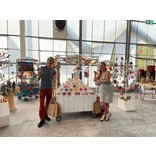 Peruaanse straatverkoperskar, lang en laag