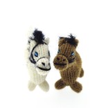 Hand knitted lucky horse, small