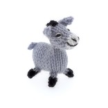 Hand knitted donkey, small