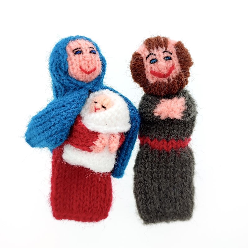 Kerstset Jozef, Maria en kindje Jezus.