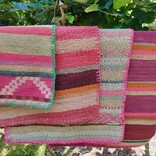 Handwoven rug, harmonious and colourful, 100% sheep's wool
