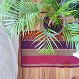 Handwoven rug, harmonious and colourful, 100% sheep's wool