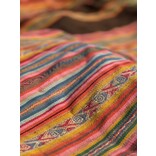 Uniek stuk, handgewoven traditionele alpaca-draagdoek