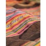 Uniek stuk, handgewoven traditionele alpaca-draagdoek