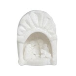 Nativity scene in soapstone arch