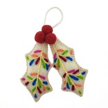 Hulst decoratie multicolour, 100% schapenwol