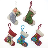 Boot decoration, multicolour, 100% sheep's wool