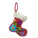 Boot decoration, multicolour, 100% sheep's wool