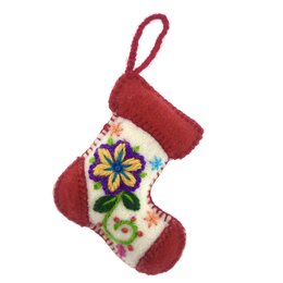 Boot decoration, multicolour, 100% sheep's wool