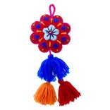 Bloem decoratie, acryl, assorti