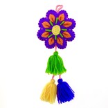 Bloem decoratie, acryl, assorti