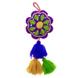 Bloem decoratie, acryl, assorti