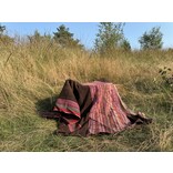 Uniek stuk, handgewoven traditionele alpaca-draagdoek