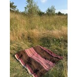 Uniek stuk, handgewoven traditionele alpaca-draagdoek