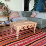 Handgewoven tapijt/deken, uniek stuk (#10)