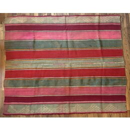 Handgewoven traditioneel tapijt/deken, uniek stuk (#12)