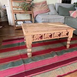 Handgewoven tapijt/deken, uniek stuk (#12)