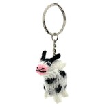 Sleutelhanger met gebreide koe