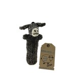 Finger puppet donkey, 100% sheep's wool