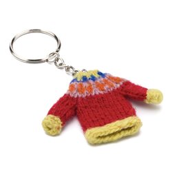 Sleutelhanger trui, wol