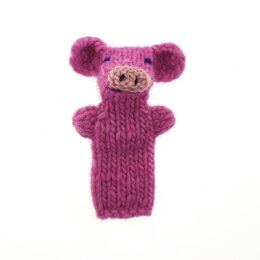 Finger puppet WOOL, pig
