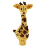 Finger puppet giraffe, 100% sheep's wool